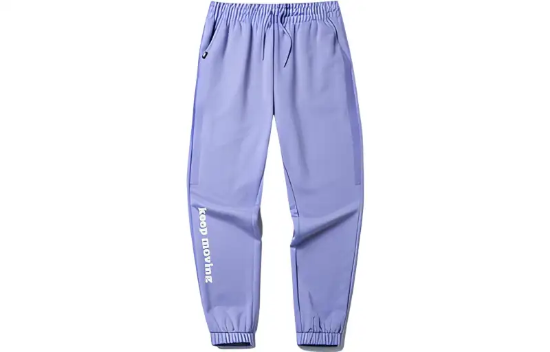 Anta Lifestyle Collection Sports Lifestyle Collection Knitted Sweatpants Women's Sky Feather Blue