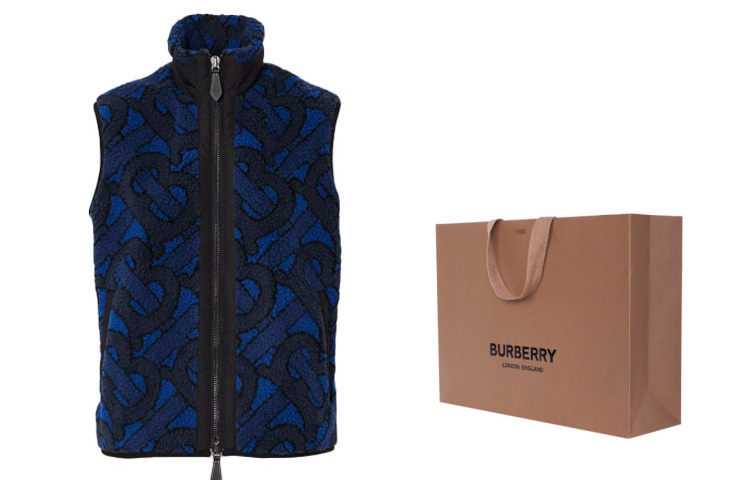 Женский жилет Burberry (синий) — фото 7