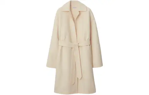Burberry wrap cashmere coat