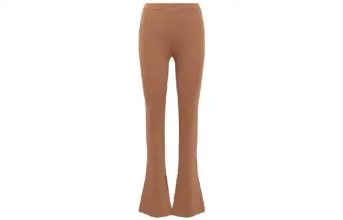 OFF WHITE Logo Printed Flared Trousers