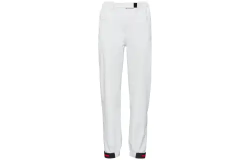PRADA Casual Pants Women's White Moderate Cuffed Pants