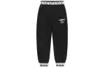 Li Ning Knitted Sweatpants Women's Black Moderate Cuffed Pants