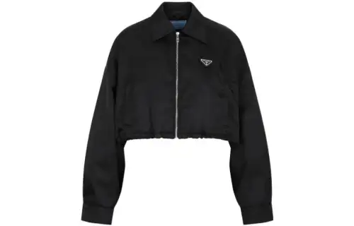 Prada Re-Nylon cropped blouson jacket