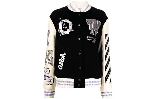 OFF-WHITE Button Detailed Long-Sleeved Jacket