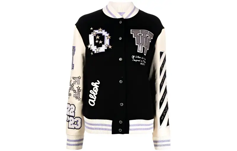 OFF-WHITE Button Detailed Long-Sleeved Jacket