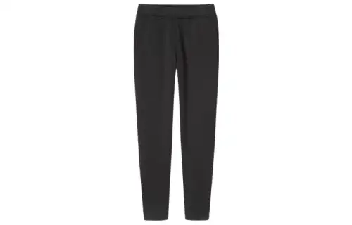 UNIQLO Straight Fit Pants Moderate Casual Pants Women's Black