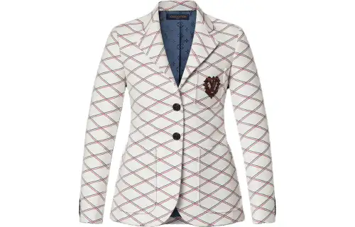 LOUIS VUITTON SS24 Business Suit Coat Women's White