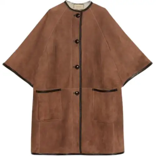 GUCCI Coats Women's Brown Moderate