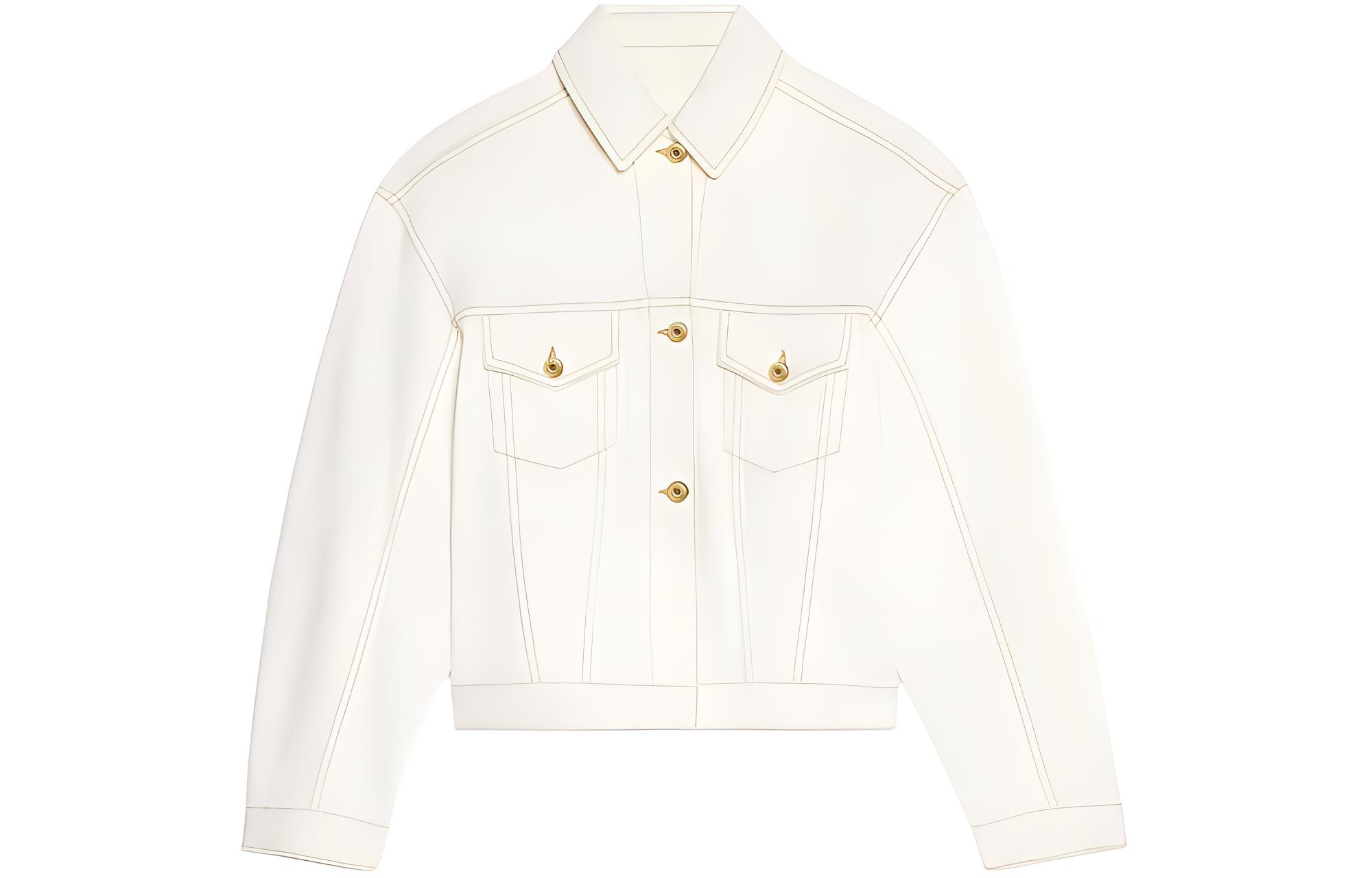 Jacquemus La Veste De Nîmes 'Off White/Tabaccco'