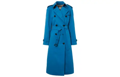 Burberry Trench Coat Women's Dark Sky Blue