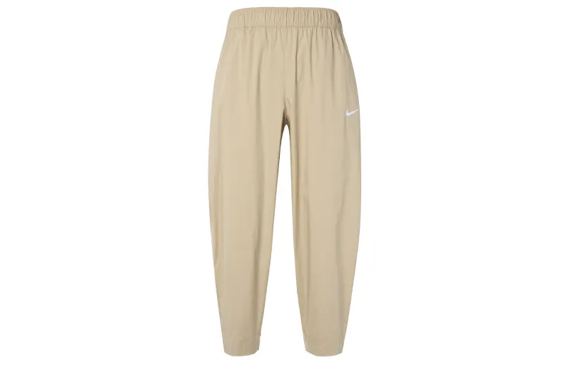 Nike Knitted Sweatpants Women's Brown Moderate Tapered Pants