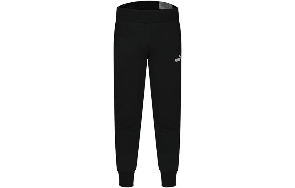 PUMA Ess Sweat Pants With Fleece-Lined Cuffed Design For Warmth Knitted Sweatpants Women's