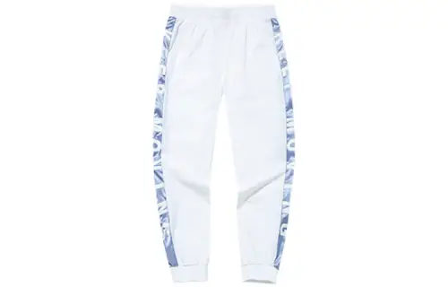 ANTA Life Collection Knitted Sweatpants Women's Blue Moderate Straight Fit Pants