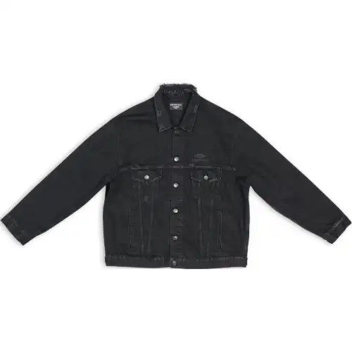 Balenciaga 3B Sports Icon Large Fit Jacket Black
