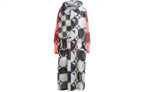 Adidas Originals Trench Coats Women's Multicolor Hooded Thin