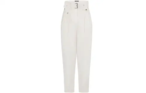 LOUIS VUITTON Casual Pants Women's White