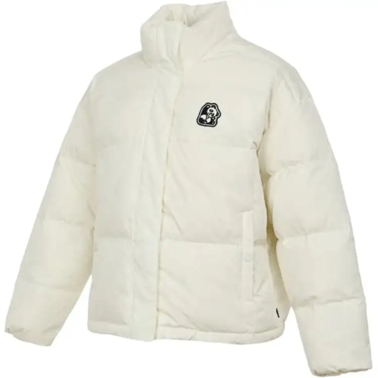 Vans Down Jackets Women's Ecru Stand Collar Moderate Other