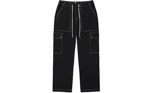 Vans Cargo Pants Women's Black Moderate Straight Fit Pants