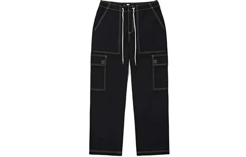 Vans Cargo Pants Women's Black Moderate Straight Fit Pants