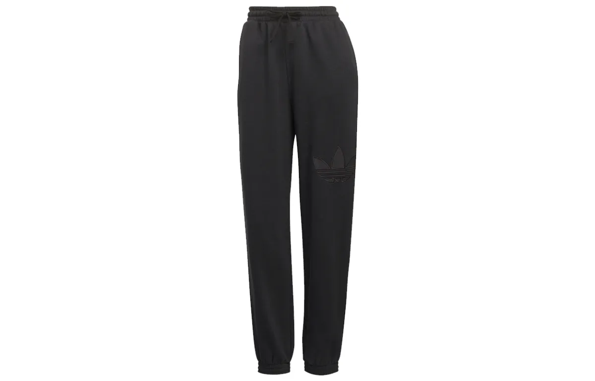 Adidas Originals Cuffed Knitted Sweatpants Women's Black
