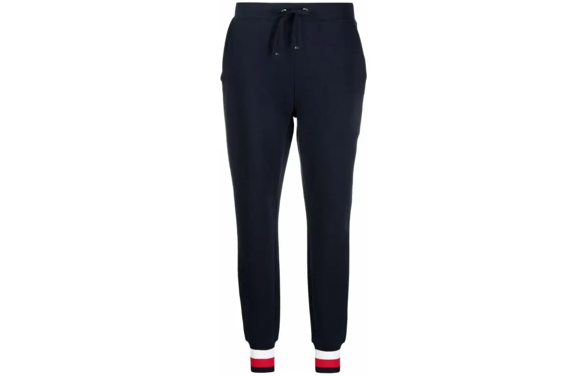 Tommy Hilfiger SS23 Knitted Sweatpants Women's Marine Blue