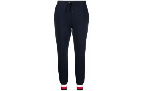 Tommy Hilfiger SS23 Knitted Sweatpants Women's Marine Blue