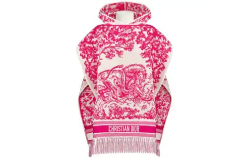 DIOR Quarterly New Products Cloaks Women's Bright Pink