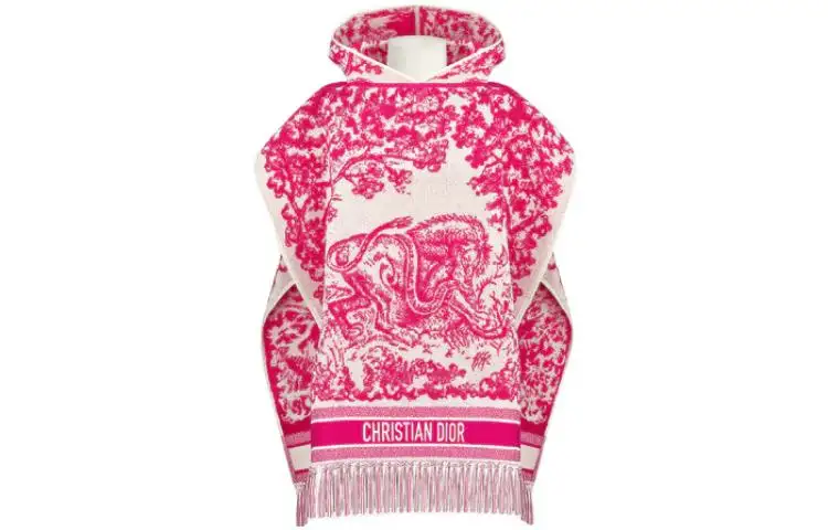 DIOR Quarterly New Products Cloaks Women's Bright Pink