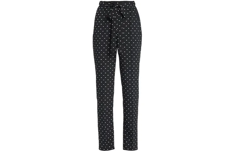 PRADA Casual Pants Women's Black Moderate Straight Fit Pants