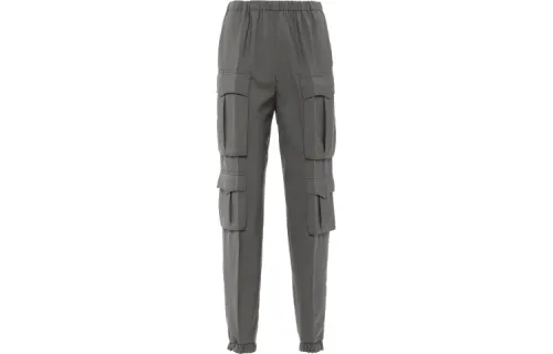 PRADA Cargo Pants Women's Gray Moderate Cargo Pants