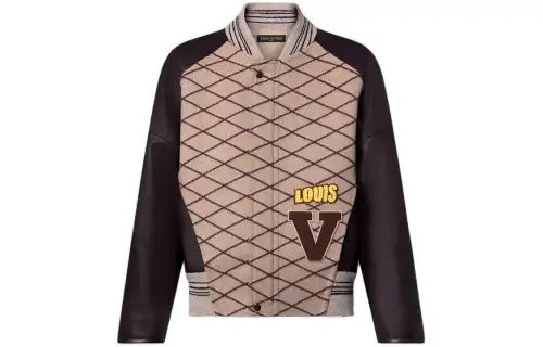 LOUIS VUITTON Malletage Jacquard Varsity Jacket