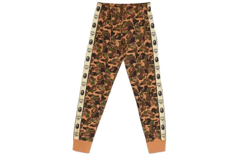 A BATHING APE X MCM BAPE X MCM Casual Pants Women's Moderate Cuffed Pants