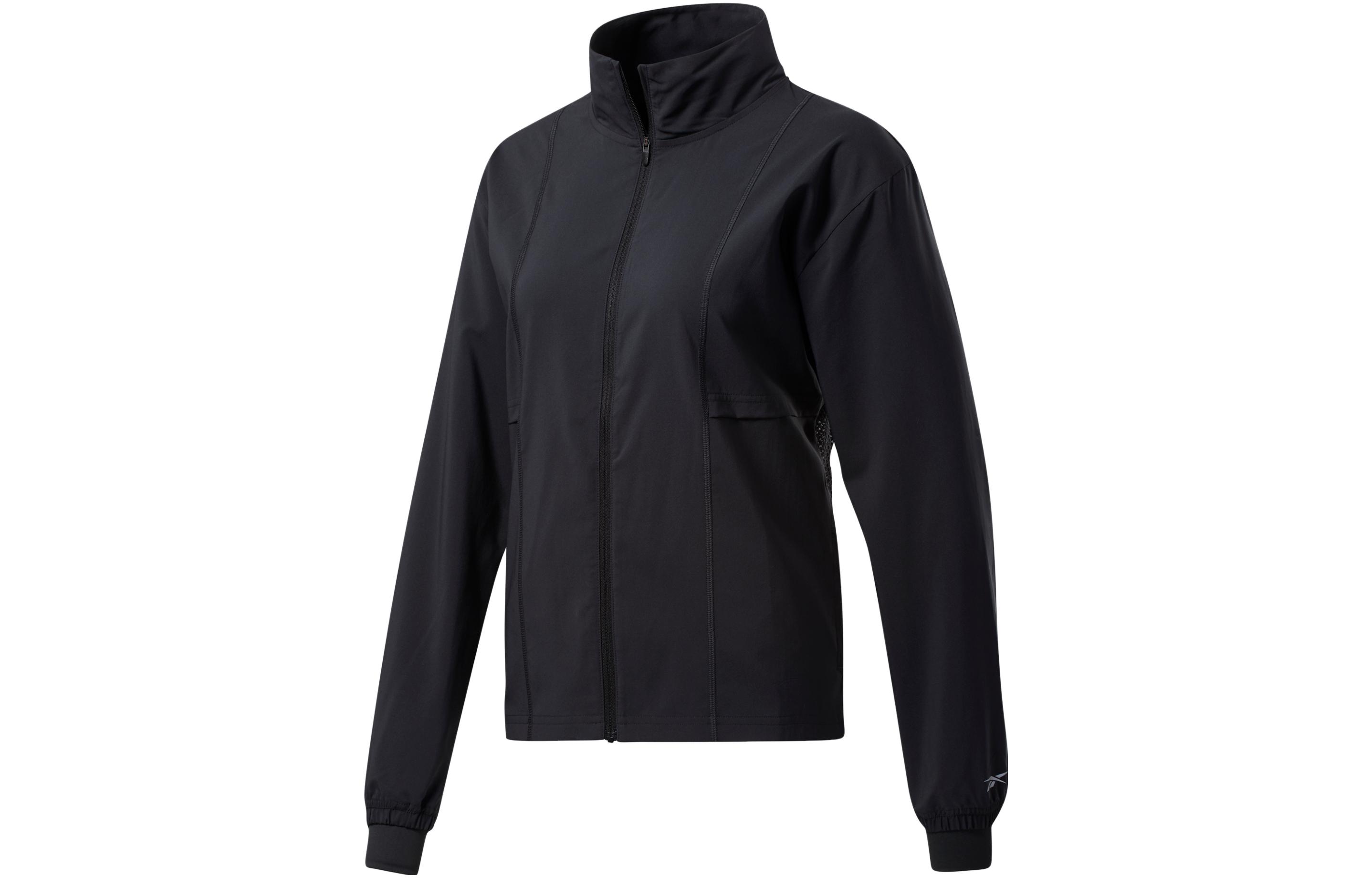 Reebok WORKOUT READY RUN WOVEN Trench Coat Women's Black