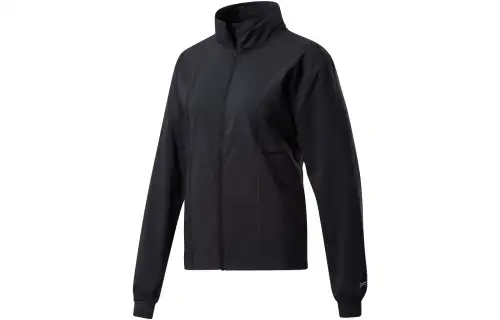 Reebok WORKOUT READY RUN WOVEN Trench Coat Women's Black