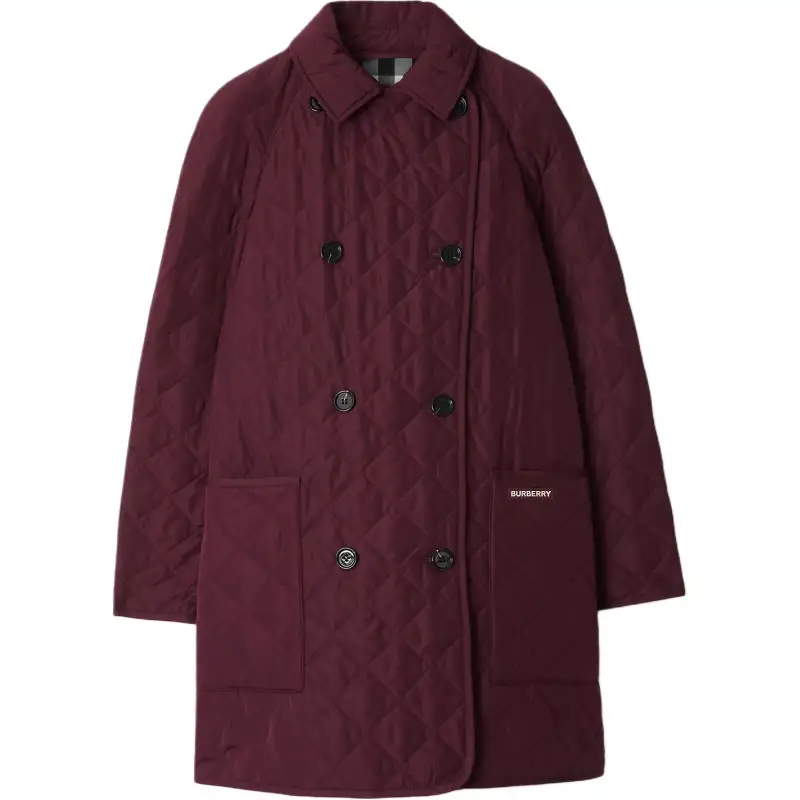 Burberry Coat Women's Dark Grape