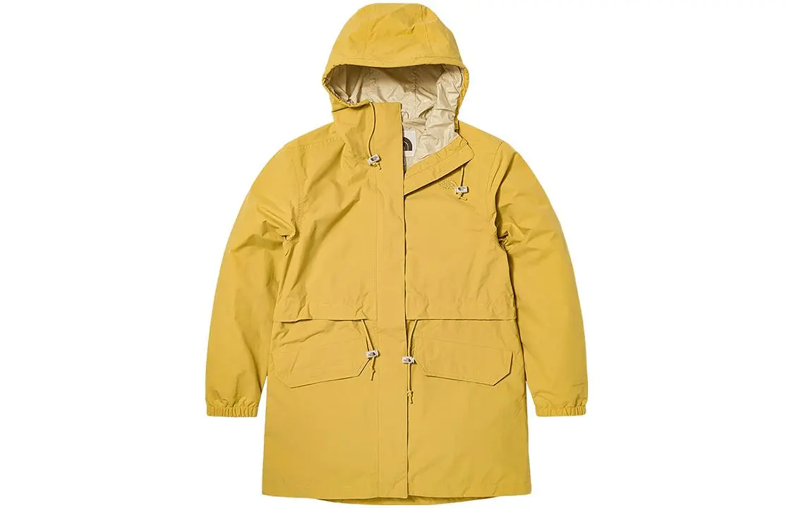 THE NORTH FACE Waterproof, Windproof, And Breathable Windbreaker Jacket Women's Yellow