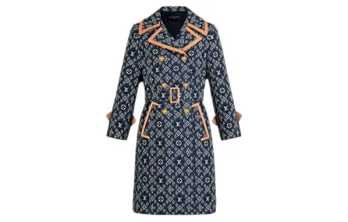 LOUIS VUITTON Trench Coat Women's Multicolor