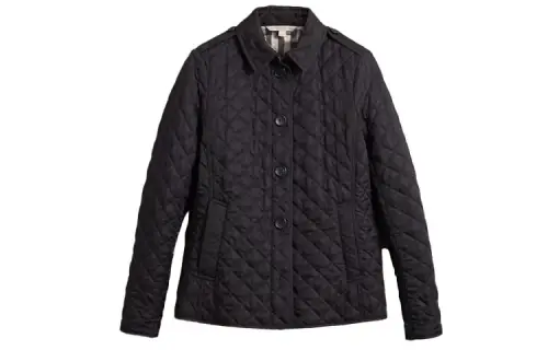 Burberry Cropped Coat Women's Black