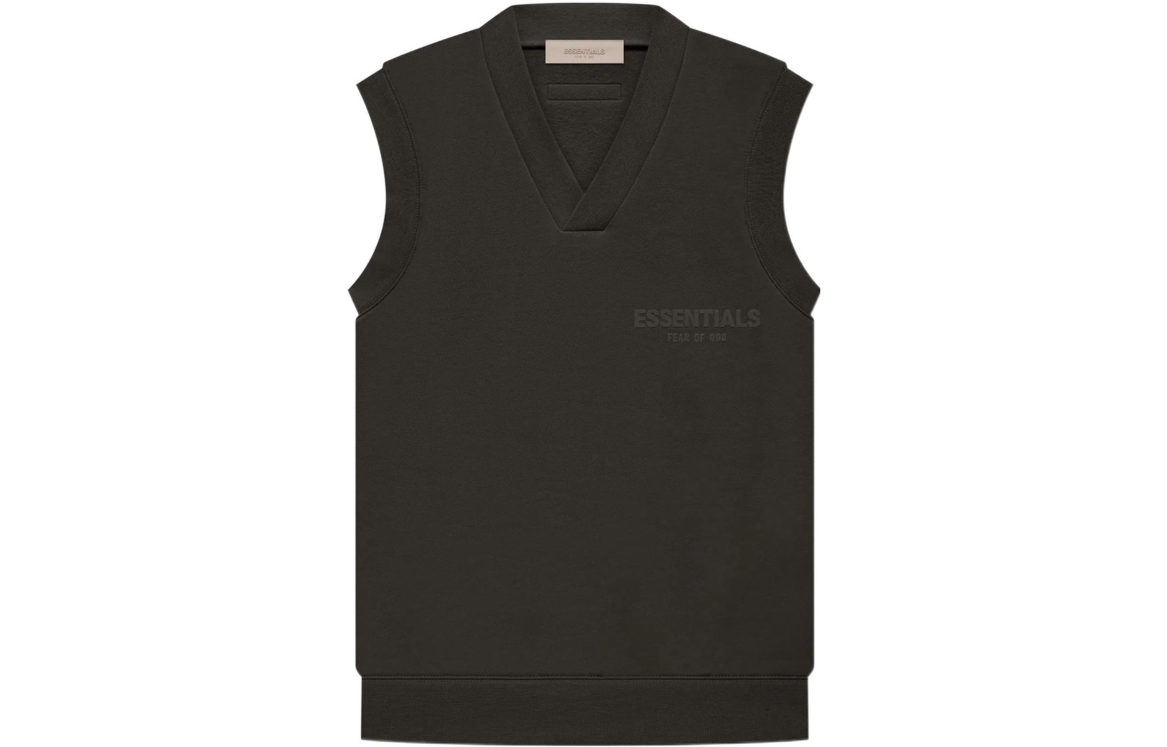 Женский жилет Fear of God Essentials (серо-черный)