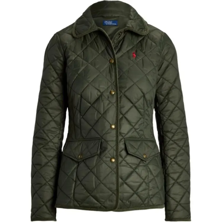 Polo Ralph Lauren Puffer Jacket Slim Fit Women's Green