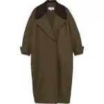 LOEWE FW24 Coat Women's Olive Green