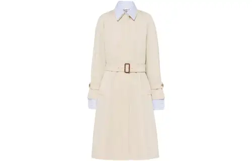 MIU MIU Trench Coat Women's Khaki