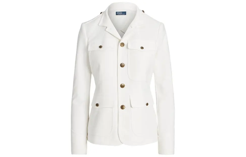 Polo Ralph Lauren SS24 Business Suit Coat Women's White