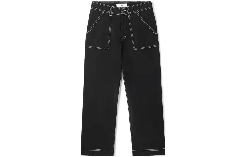 Vans Casual Pants Women's Black Moderate Straight Fit Pants