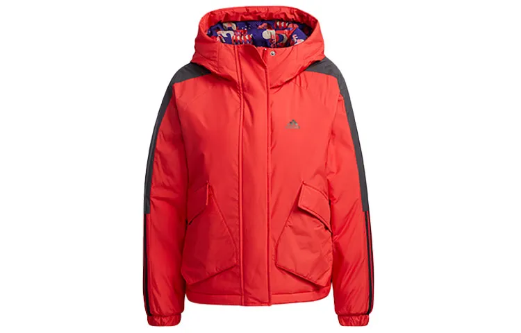 Adidas Puffer Jacket Winter Women's Scarlet