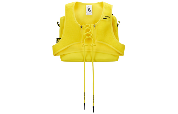 Женская куртка Nike x OFF-WHITE (ярко-желтая)