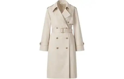 UNIQLO SS24 Trench Coat Women's Natural