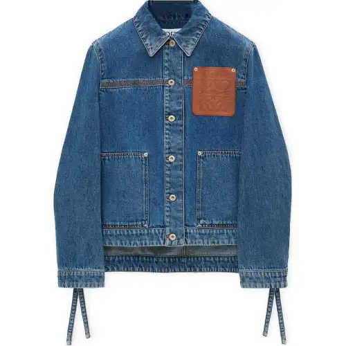 LOEWE Denim Jacket Women's Denim Blue