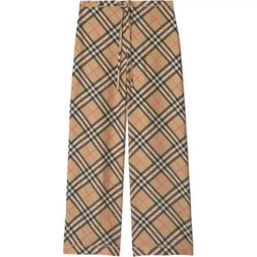 Burberry Nova Check silk pyjama trousers
