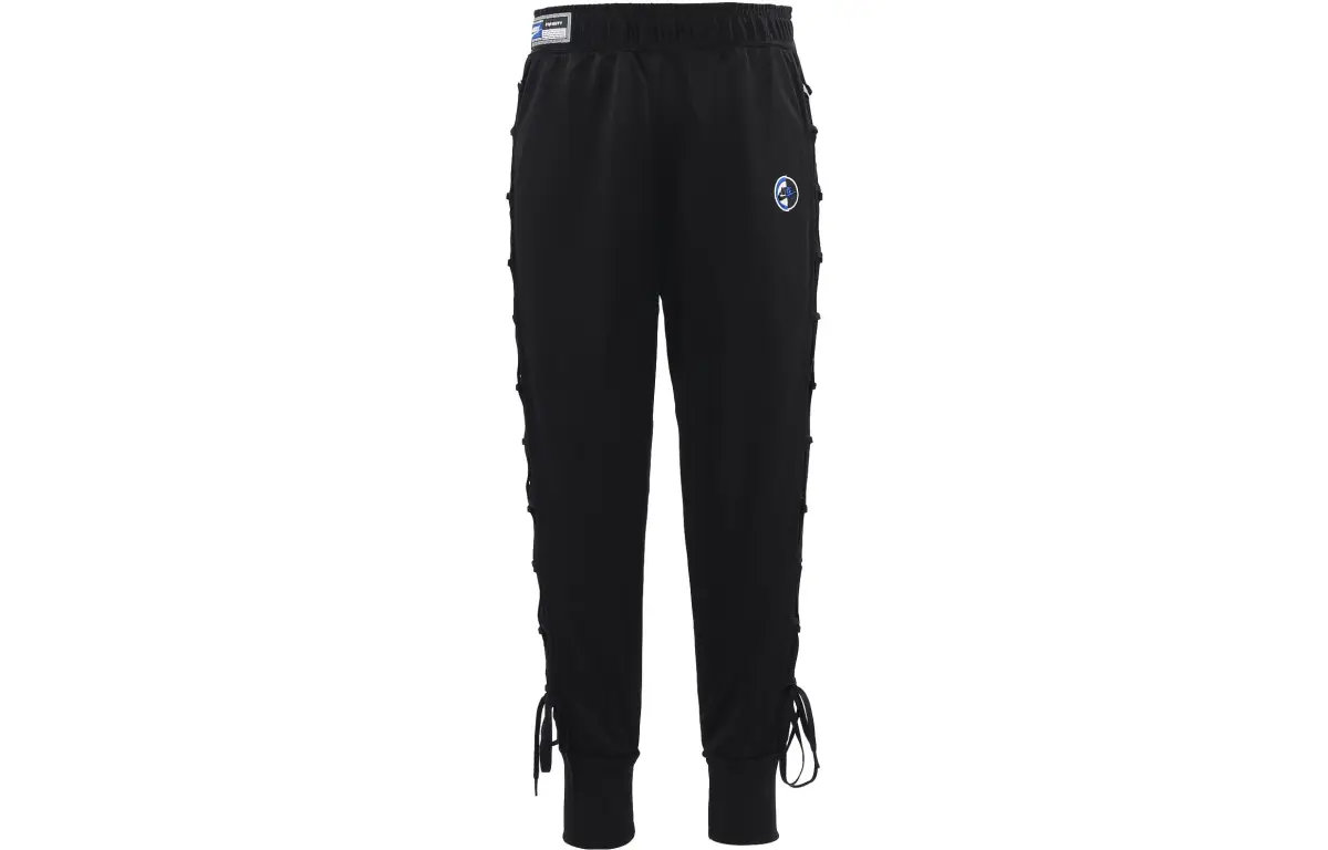 Nike Knitted Sweatpants Women's Black Moderate Skinny Pants